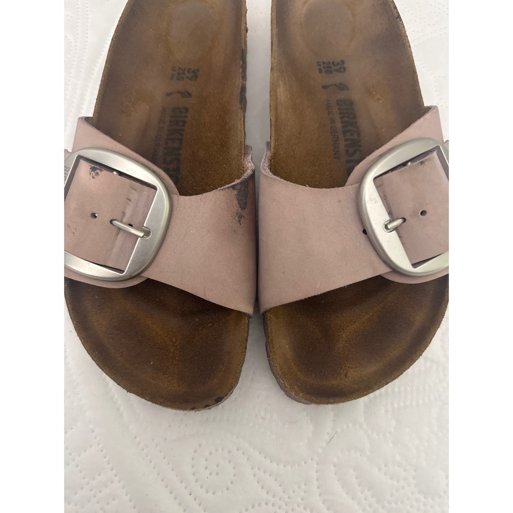 Birkenstock Madrid Single Strap Big Buckle Comfort Sandals Lavender Size 39 - Picture 3 of 13